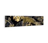 Klarstein Wonderwall Art Smart 350W Radiateur Tableau Fleur Noire