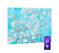 Klarstein Wonderwall Art Smart 500W 60x80cm Radiateur Tableau Fleurs