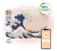 Klarstein Wonderwall Art Smart 500W 60x80cm Radiateur Tableau Vagues