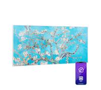 Klarstein Wonderwall Art Smart 700W 60x120cm Radiateur Tableau Fleurs