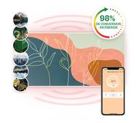 Klarstein Wonderwall Art Smart 700W 60x120cm Radiateur Tableau Ligne Golde