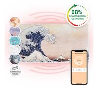 Klarstein Wonderwall Art Smart 700W 60x120cm Radiateur Tableau Vagues