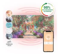 Klarstein Wonderwall Art Smart 700W Radiateur Tableau Allée de Jardin