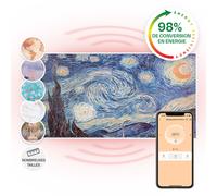 Klarstein Wonderwall Art Smart 700W Radiateur Tableau Nuit Étoilée