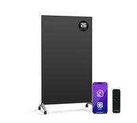 Wonderwall Bornholm Smart 800W Panneau Rayonnant Infrarouge Noir