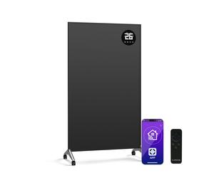 Klarstein Wonderwall Bornholm Smart 800W Panneau Rayonnant Infrarouge Noir