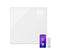 Klarstein Radiateur électrique mural 360W IP24 – Chauffage salle de bain infrarouge WiFi, thermostat
