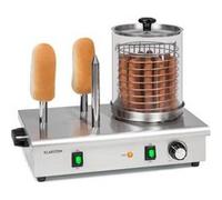Klarstein Wurstfabrik Pro 600 Machine à hot dogs 600W - Capacité 5L - Température réglable en continu 30-100°C - Verre & inox