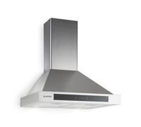 Klarstein Zelda 60cm 601m³/h Hotte Murale Argent B