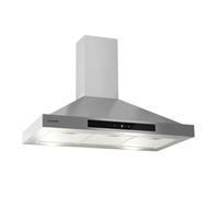 Klarstein Zelda 90cm 601m³/h Hotte Murale Argent B
