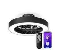 Klarstein ZenBreeze Ventilateur de plafond connecté avec éclairage 48 cm E
