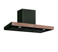 Klarstein ZenFusion 601,5m³/h 90cm Hotte Murale Noir APP
