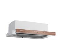 Klarstein ZenFusion 60cm 323m³/h Hotte Télescopique Blanche A