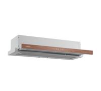 Klarstein ZenFusion Hotte aspirante 90 cm Débit d'air de 400 m³/h CEE A Évacuation/circulation 3 vitesses silencieuse Blanc