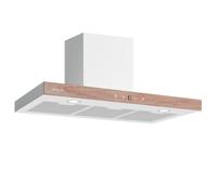 Klarstein ZenFusion T Hotte Aspirante - 90 cm Hotte murale, Débit 885 m³/h, Tactile, CEE A++, LED 4000 K, Silencieuse 47 dB, Blanc, Air Évacué & Recyclé