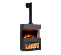 Klarstein Zermatt 1800W 49cm Cheminée électrique Noir