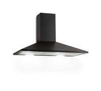 Klarstein Zugspitze 90 Hotte aspirante murale 65W 324 m³/h LED classe B