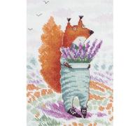 Klart Embroidery Kit de Point de Croix, Coton, Multicolore, 13x18,5cm