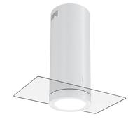 Klartstein Hotte Ilot Central Cuisine, Débit d'Air de 544 m³/h, 3 Modes, Hotte Aspirante Suspendue, Filtres à Charbon Actif, Minuterie, Hotte de Cuisine Suspendu Réglable au Design de Lustre