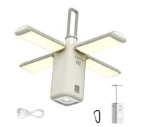 KLARUS CL2 Lampe Camping Multifonctionnelle, 10000 mAh rechargeable Lanterne Camping déformable, 750 lumens ,8 modes d'éclairage, lanterne LED étanche IPX5 pour tentes, pêche, randonnée d'urgence