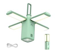 KLARUS CL2 Lampe Camping Multifonctionnelle, 10400 mAh Rechargeable Lanterne Camping déformable, 750 lumens,7 Modes d'éclairage, Lanterne LED étanche IPX5 pour tentes, pêche, randonnée d'urgence