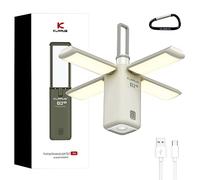 KLARUS CL2 Pro Lampes de camping à très grande capacité 14 000 mAh, Lanterne de camping LED rechargeable pliable, 750 lumens, 8 modes d'éclairage Idéal pour les cadeaux, le camping