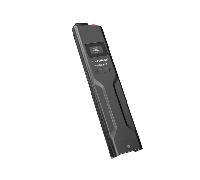 klarus FlatTac X1 Lampe de poche tactique ultra fine, 4200 lumens, lampe de poche puissante et compacte avec double interrupteur, écran OLED, étanche IPX6, parfaite pour l'extérieur, en service