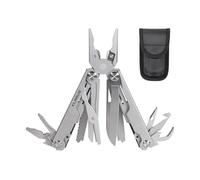 KLARUS MT07 Coffret cadeau homme : outil multifonction professionnel 20 en 1 comprenant une pince, un couteau pliant et un étui. Idéal pour le camping et les réparations en extérieur.