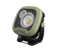 KLARUS WL3 Lampe Camping, 13500mAh Haut-capacité rechargeable lampe de travail,Lanterne de camping 1500lm,6 modes, base magnétique, fonction de crochet,pêche nocturne, urgence, atelier, etc.