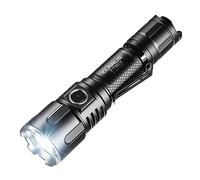 klarus XT11S 1100 Lumens Rechargeable Tactical Lampe Torche, Reach de faisceau 330m, Double interrupteurs de queue Lampe de poche avec étui