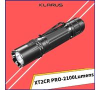 Klarus XT2CR PRO lampe de poche tactique 2100Lumens USB rechargeable utilisation quotidienne lumière forte 6 Modes d'éclairage avec batterie 18650