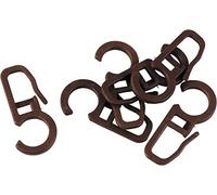 KLASMANN Agrafe pour diamètre 28 et 35 mm Clip Plastique - Marron - Vendu par 40