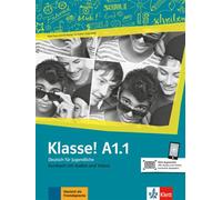 Klasse! A1.1 - Livre de l"élève + audios - Collectif - Klett Maison Des Langues - Livre CD-ROM - Scolaire / Universitaire CD