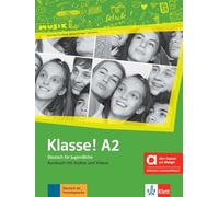 Collectif – Klasse! A2 – Livre de l'élève, audios et vidéos hybride – Broché