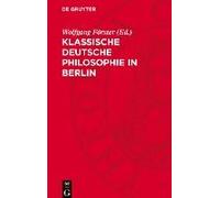 Klassische Deutsche Philosophie In Berlin