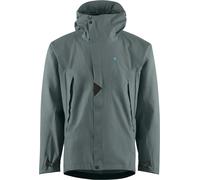 Klattermusen - Veste imperméable et coupe-vent randonnée - Asynja Jacket M's Teal Grey pour Homme - Taille L - Gris Gris L