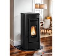 Poêle à granulés La Nordica Extraflame Klaudia 8 kW Acier noir