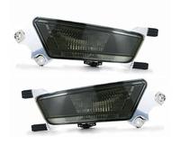 KLAUER Accessoires Auto pour R&Ange R&Over pour Evoque 2011-2018 Feu De Pare-Chocs Arrière Voiture Feux De Brouillard Arrière Feu De Freinage avec Ampoule Feu Arrière D'arrêt(Black Left and Right)