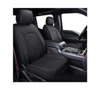 Klauer Ensemble Complet De Housses De Siège De Voiture Accessoires D'intérieur pour Ford F150 2009 - 2023 F250 F350 F450 2017 - 2023 pour Camionnette (Black All 5 Seats)