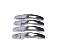 KLAUER Poignées De Porte Extérieure Cache-poignée De Porte Pour Voiture Pour Ford Pour Focus 2005 2006 2007 2008 2009 2010 2011(Argent)