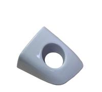 Klauer Poignées Porte Extérieure Poignée De Porte Extérieure Avant Gauche Sans Chrome Trou De ouvercle De Verrouillage Garniture Pour A6 C7 Avant A7 4G A8 D4 S6 LHD 4H1837879(Ibis White)