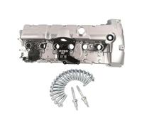 KLAUER pour E60 E65 E66 E82 E90 E70 Z4 X3 X5 128i 328i 528i N52 11127552281 Couvercle De Soupape en Aluminium avec Joint Accessoires Voiture