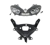 KLAUER pour Yamaha YZF R6 2003-2005 YZF R6S 2006-2009 Phare Avant De Moto Support De Fixation De Carénage Supérieur De Phare(1 Set)