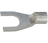 Klauke 1650C4 Cosse à fourche 4 mm² 6 mm² Ø du trou=4.3 mm non isolé métal