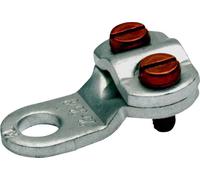 Klauke 573R6 Cosse à oeillet 2 vis Section max.=16 mm² Ø du trou=6.5 mm non isolé métal 1 pc(s)