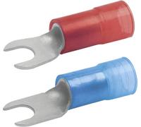 Klauke 652C5 Cosse à fourche 10 mm² partiellement isolé rouge