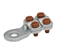 Klauke 585R8 Cosse à oeillet 4 vis Section max.=35 mm² Ø du trou=8.5 mm non isolé métal 1 pc(s)