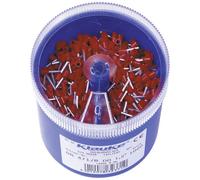 Klauke GR4718DO Assortiment d'embouts simples 1 mm² partiellement isolé rouge