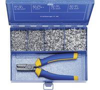 Klauke SK30B Assortiment d'embouts simples 0.75 mm², 1 mm², 1.5 mm², 2.5 mm² non isolé argent 4001 parties