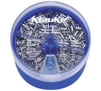 Klauke ST21B Assortiment d'embouts simples 0.5 mm², 0.75 mm², 1 mm², 1.5 mm², 2.5 mm² non isolé argent 3000 parties
